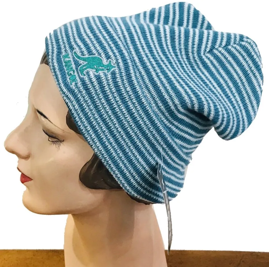 Kangol - Slouch Beanie - Unisex - Green   White Stripes