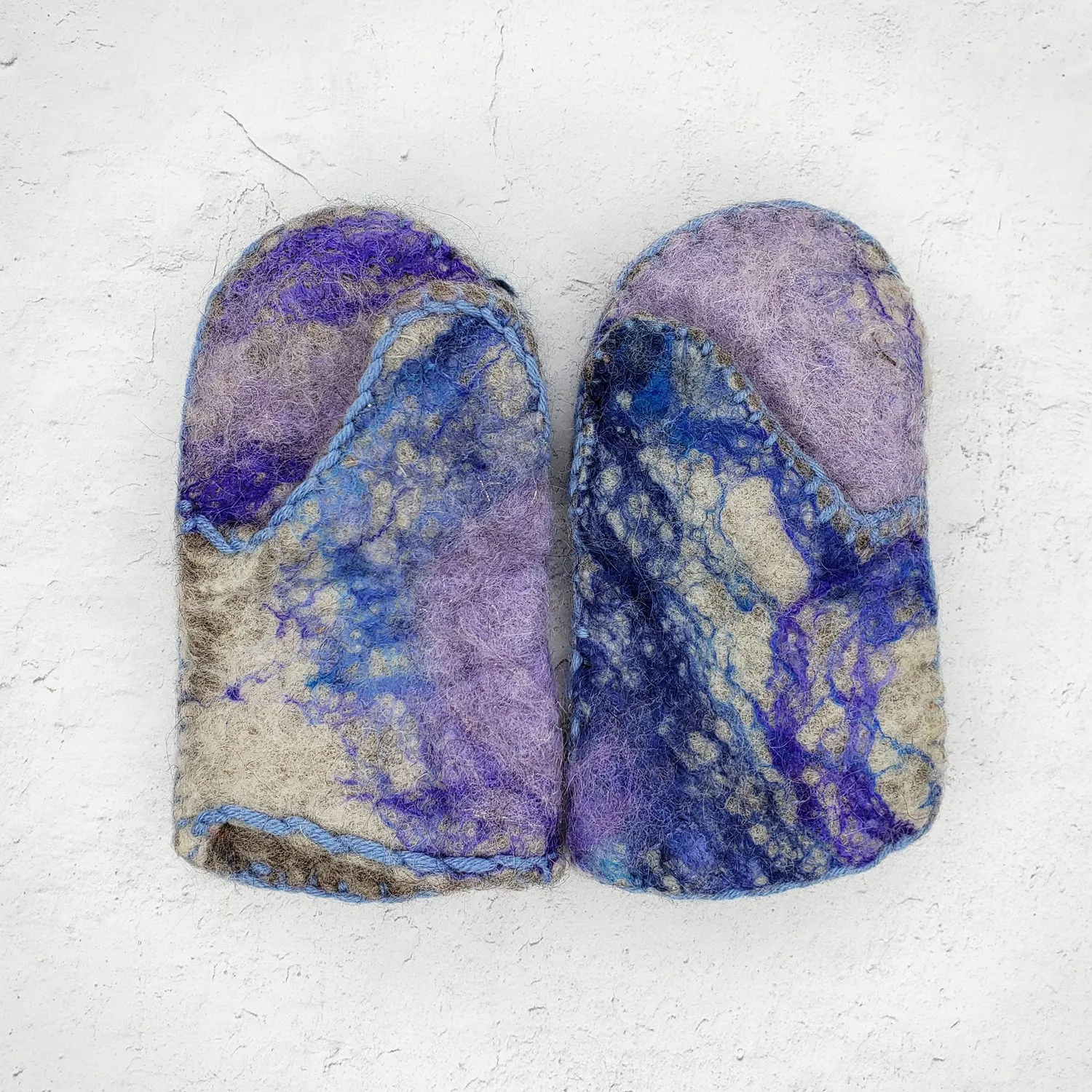 Kid's Felted Mittens by Britta Cruz