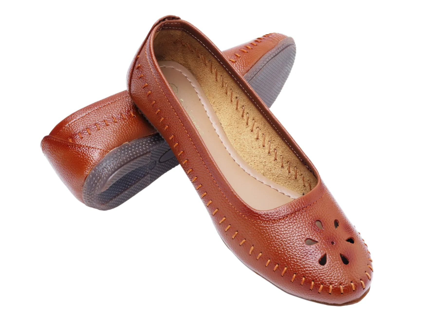 LADIES FLAT LEATHER BELLY 999506