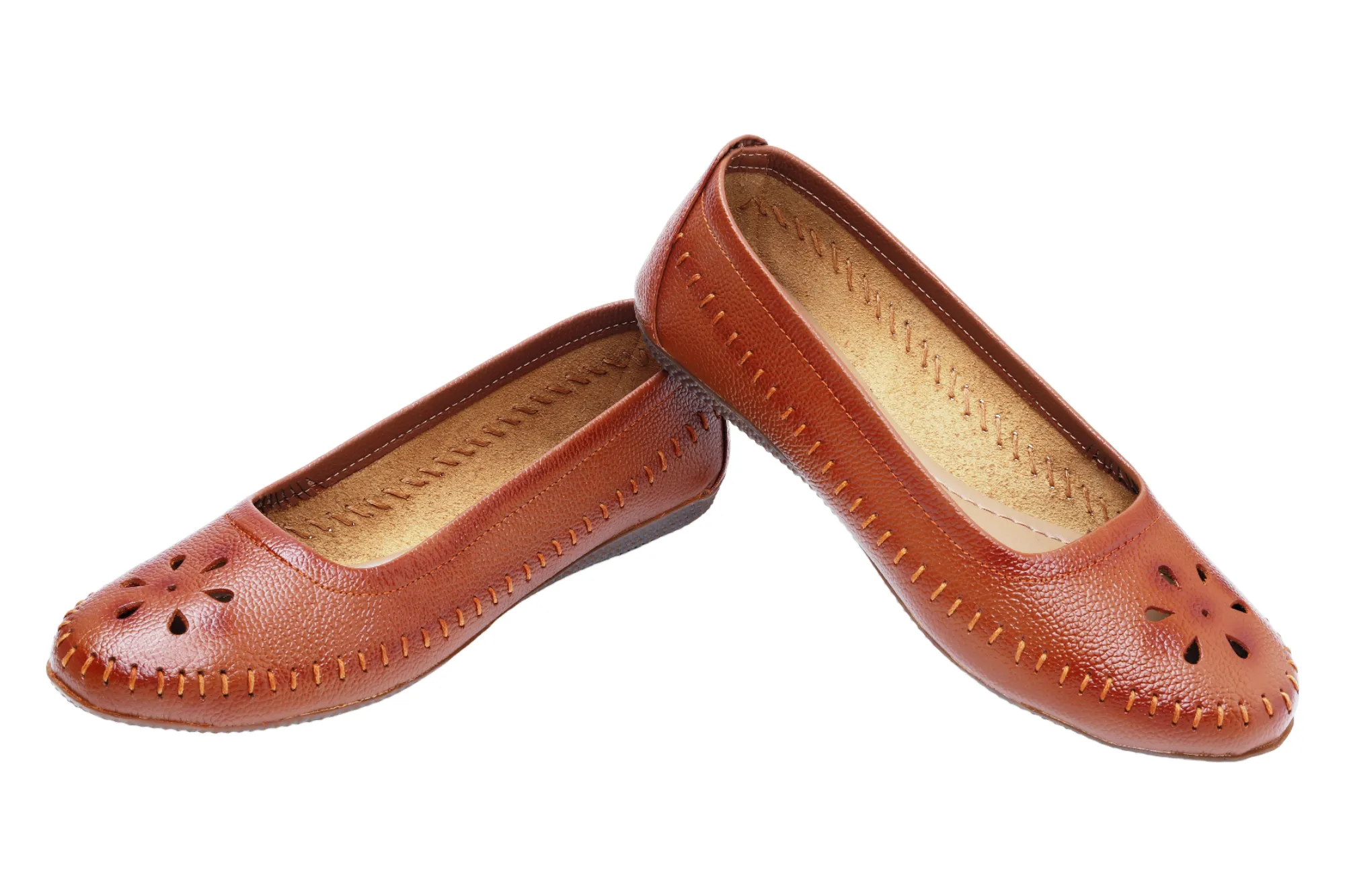 LADIES FLAT LEATHER BELLY 999506