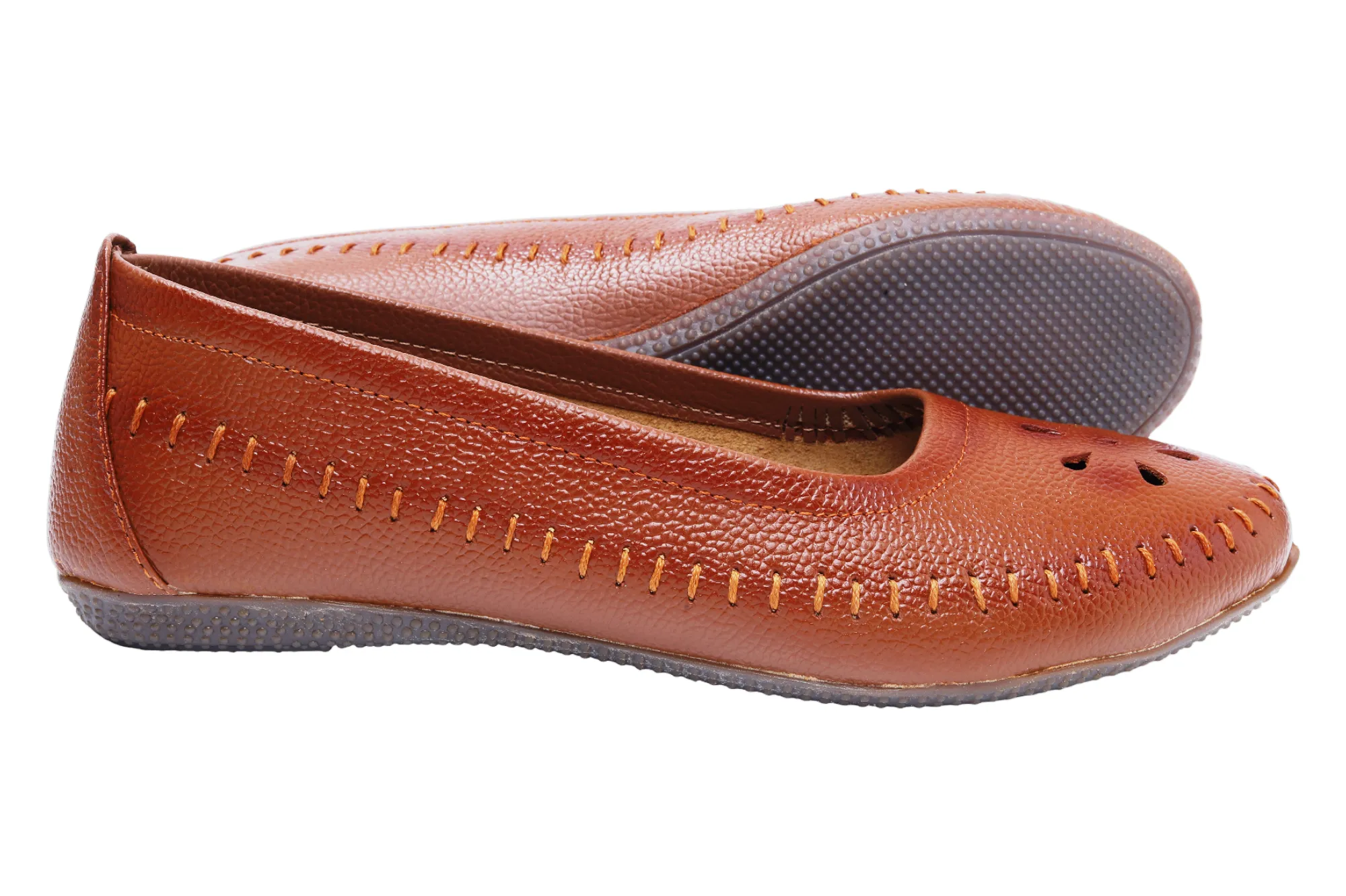 LADIES FLAT LEATHER BELLY 999506