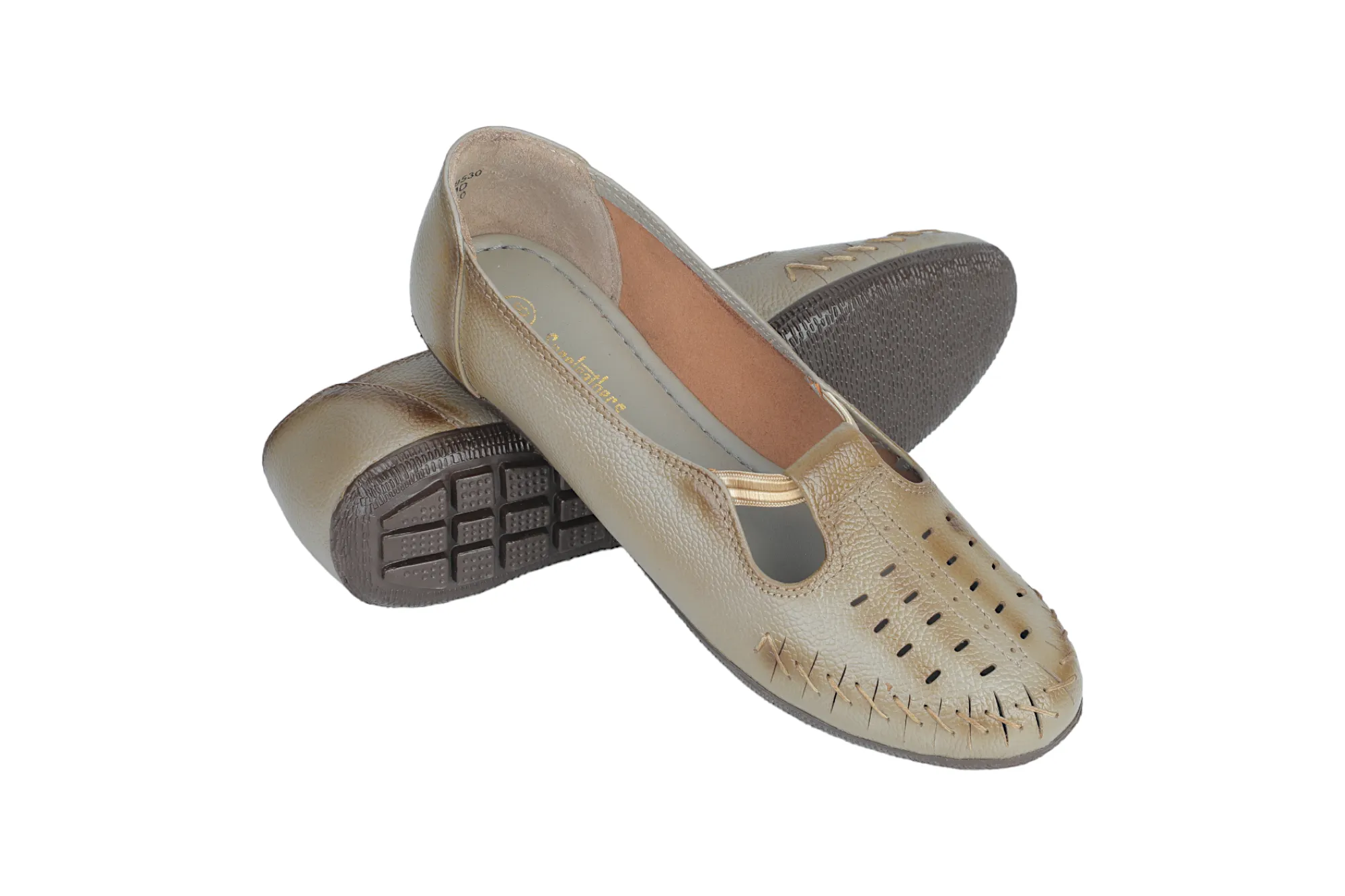 LADIES FLAT LEATHER BELLY 999530
