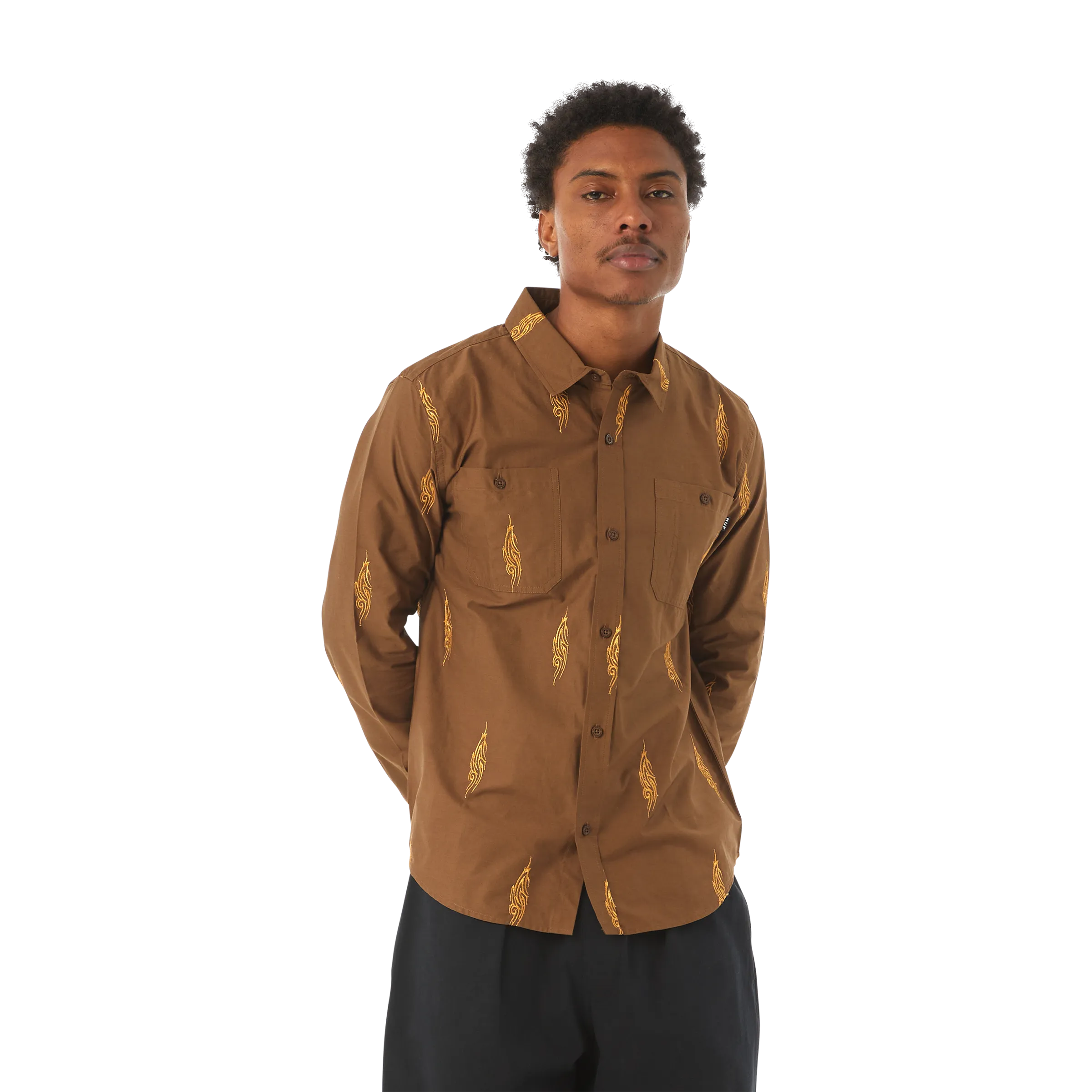 Larkin Embroidered Work Shirt