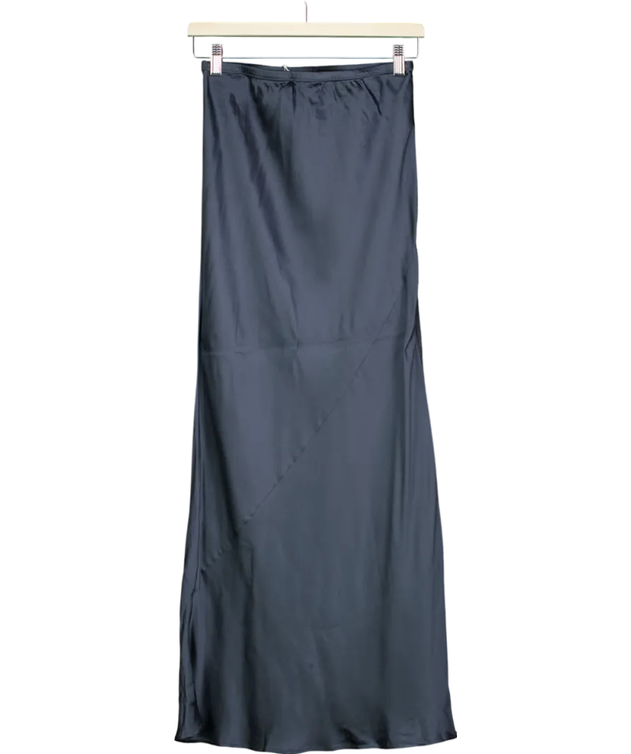 Marle Blue Isabella Silk Maxi Skirt UK 6