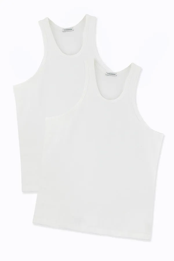 Men's Supima Round-neck Tank Top (2pcs)