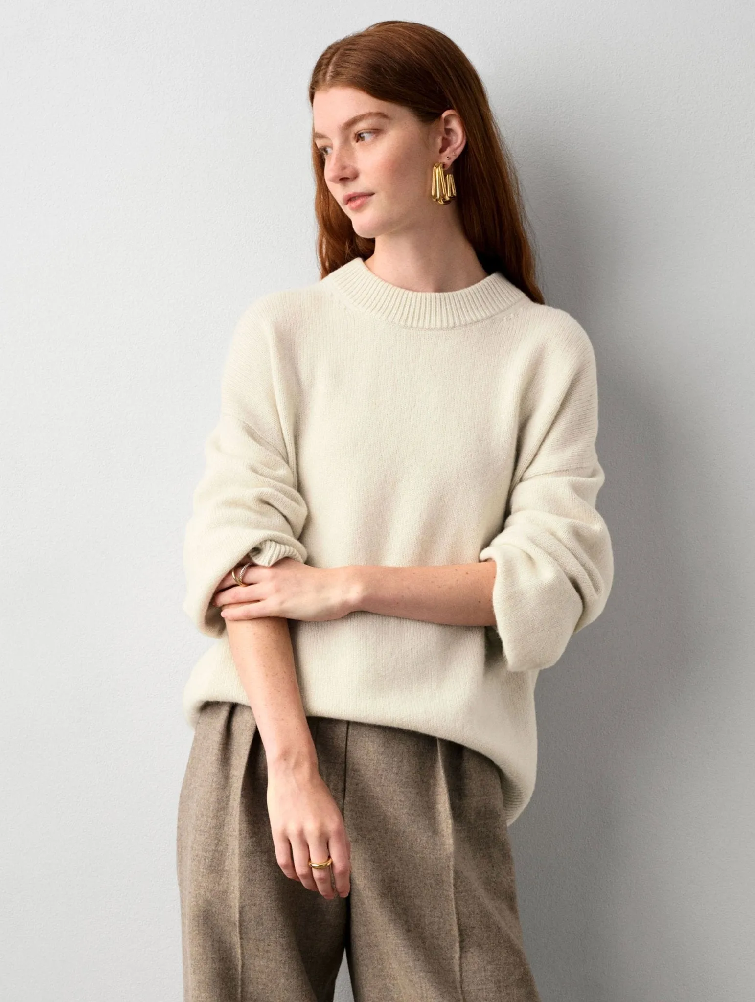 Merino Cashmere Cozy Crewneck