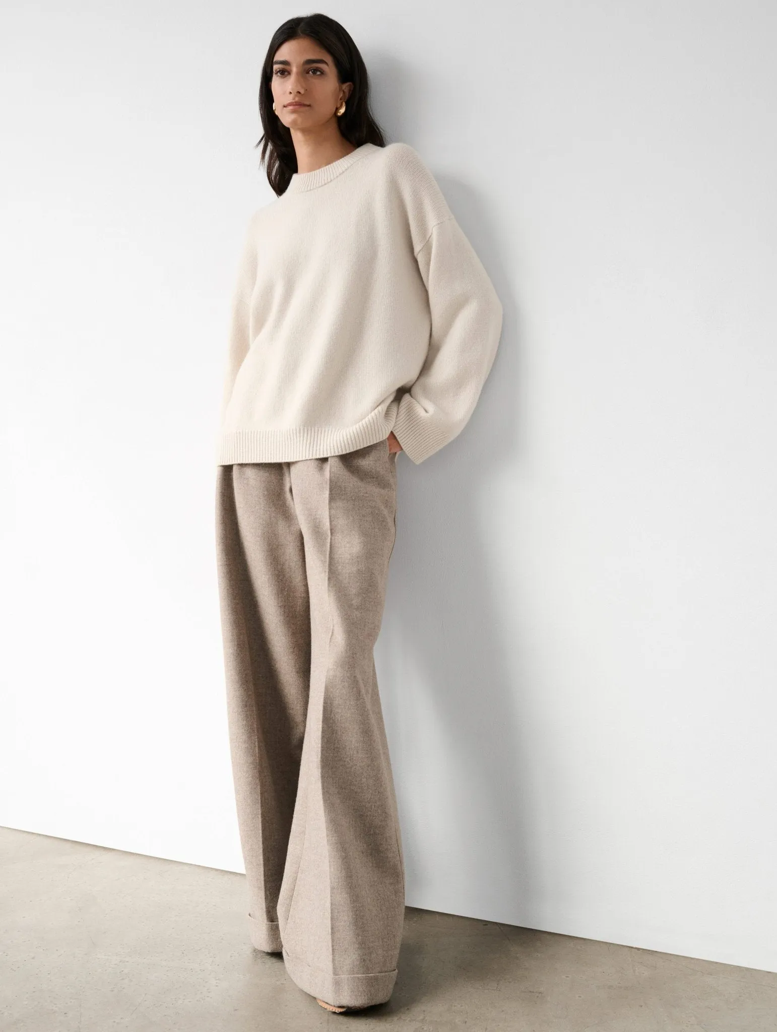 Merino Cashmere Cozy Crewneck