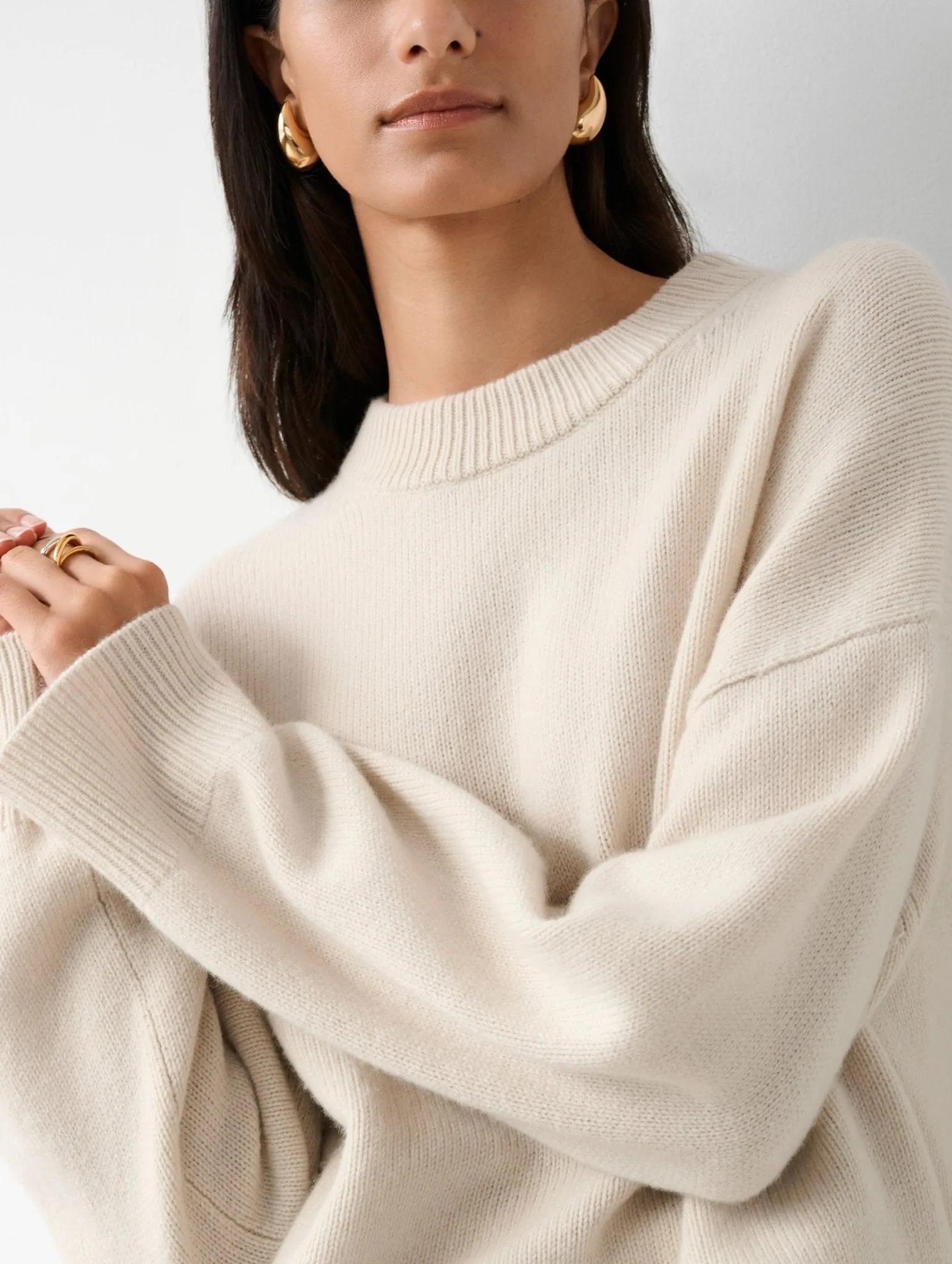 Merino Cashmere Cozy Crewneck