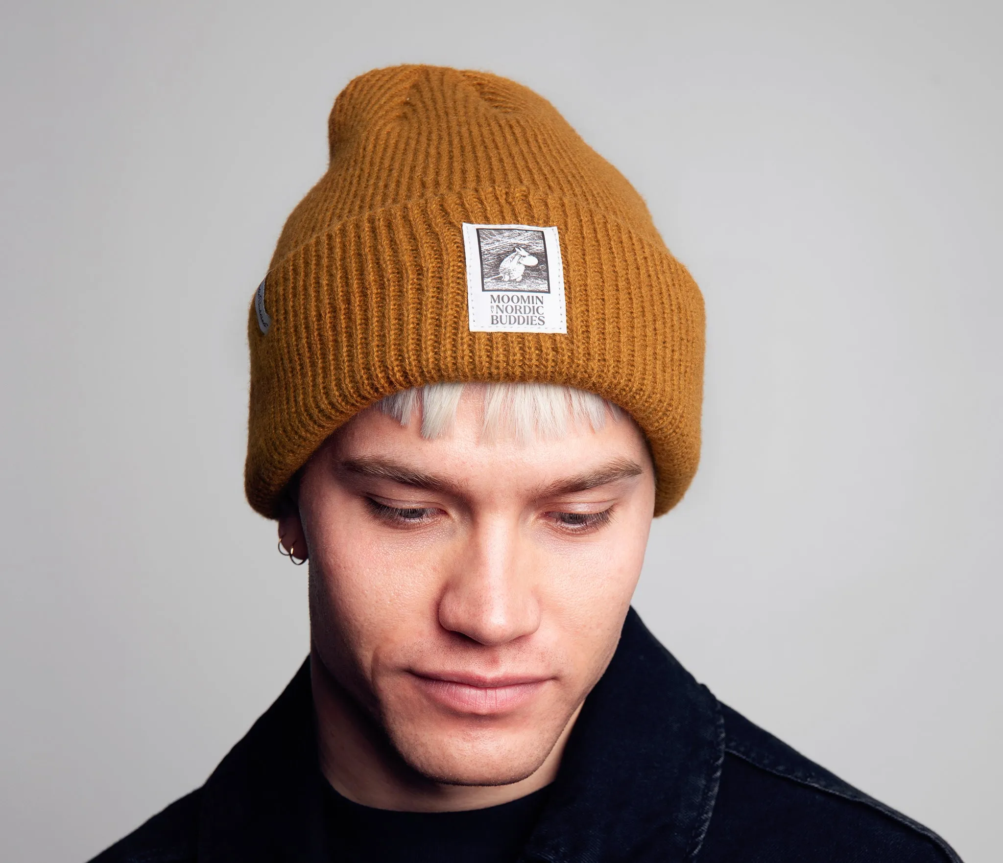 Moomintroll Winter Hat Beanie Adult - Brown