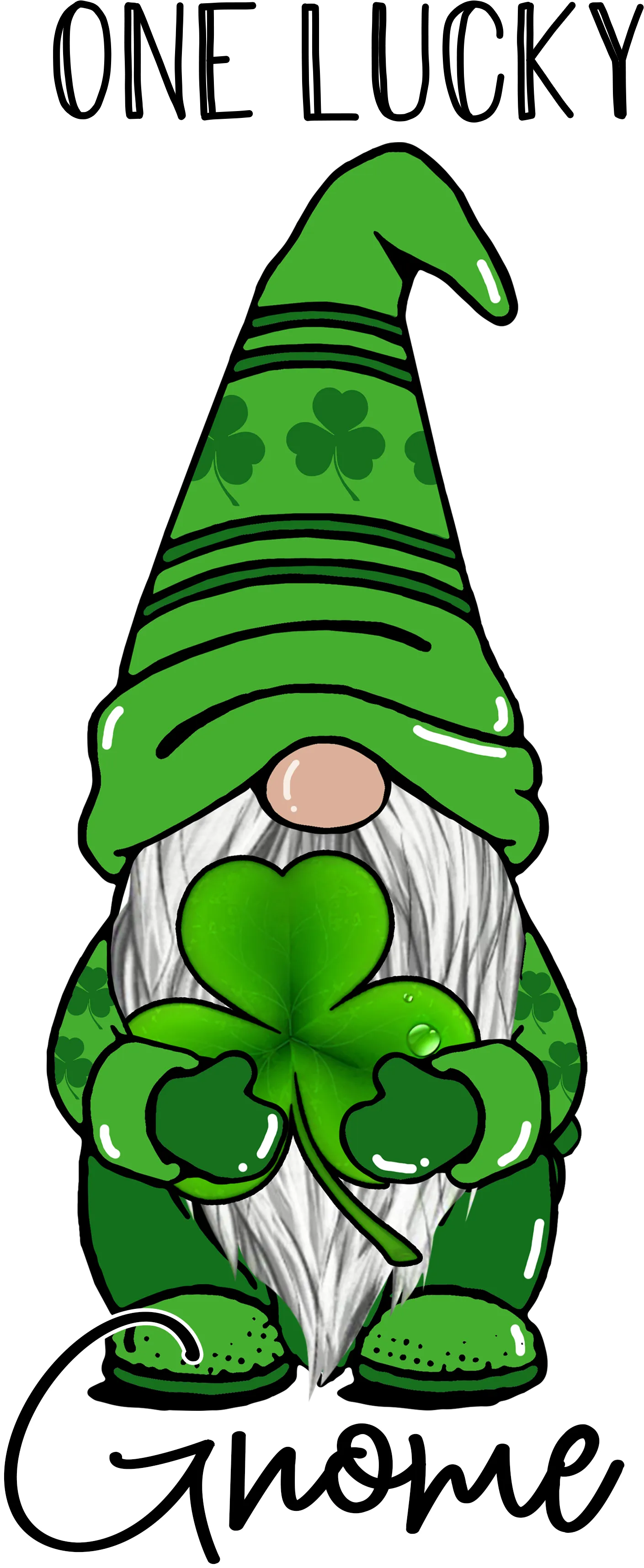 One Lucky Gnome DTF