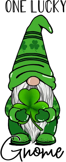One Lucky Gnome DTF