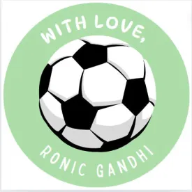 Personalised Gift Stickers -  Foobtall, Set of 15 large stickers