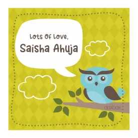 Personalised  Gift Tag - Cute owl