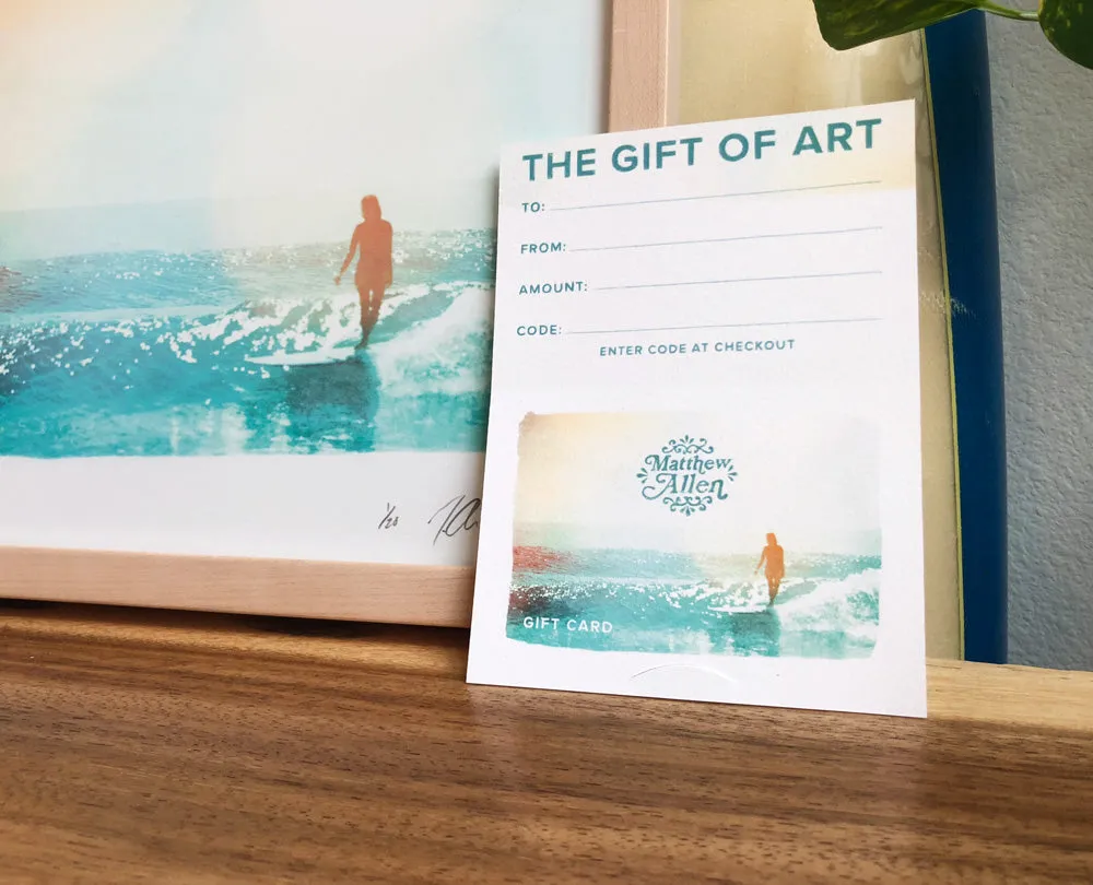 Physical Gift card