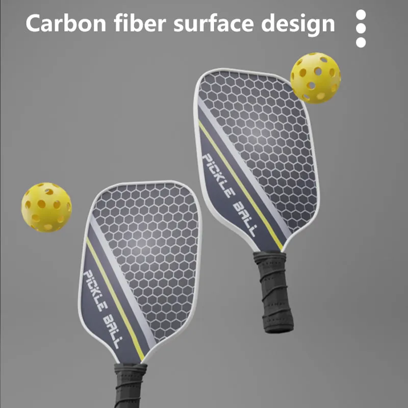 POWKIDDY Carbon Fiber Pickleball Racket