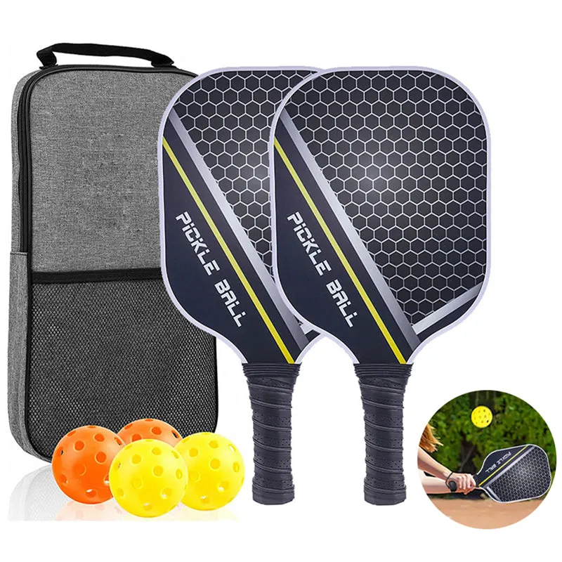 POWKIDDY Carbon Fiber Pickleball Racket