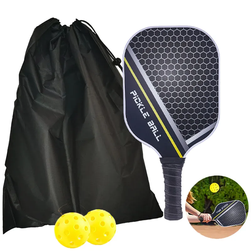 POWKIDDY Carbon Fiber Pickleball Racket