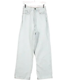 Raey Blue Wide Leg Jeans UK XXS