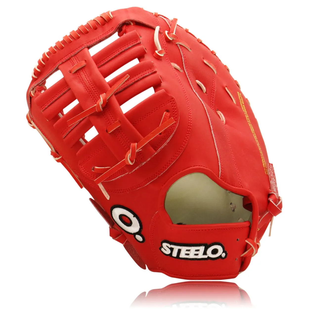 Red 'Hype 1' PRO HYDE™ Series First Baseman's Mitt - 12.50 Inch LHT