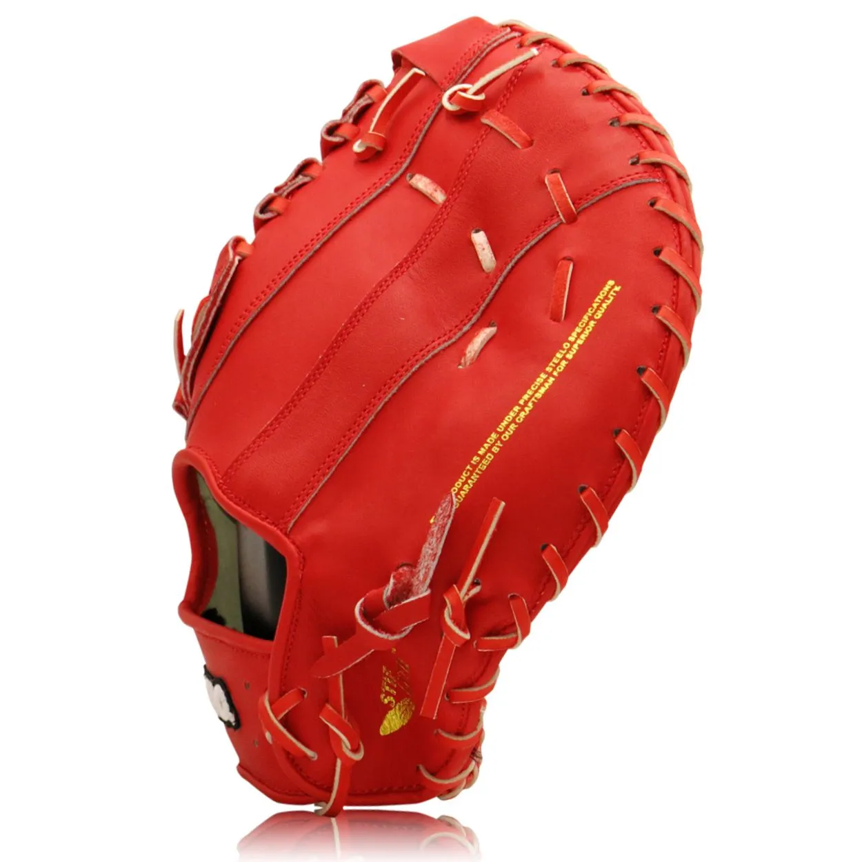 Red 'Hype 1' PRO HYDE™ Series First Baseman's Mitt - 12.50 Inch LHT