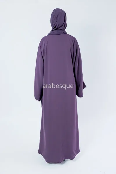 Rida Reversible Purple Abaya