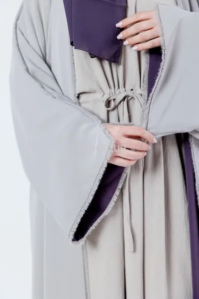Rida Reversible Purple Abaya