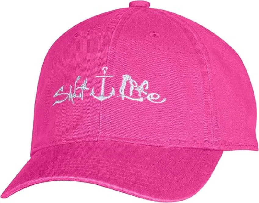 Salt Life Signature Anchor Hat Pink SLG241