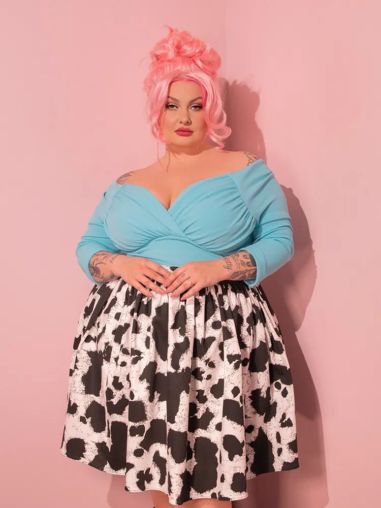 Starlet Top in Aqua Blue - Vixen by Micheline Pitt