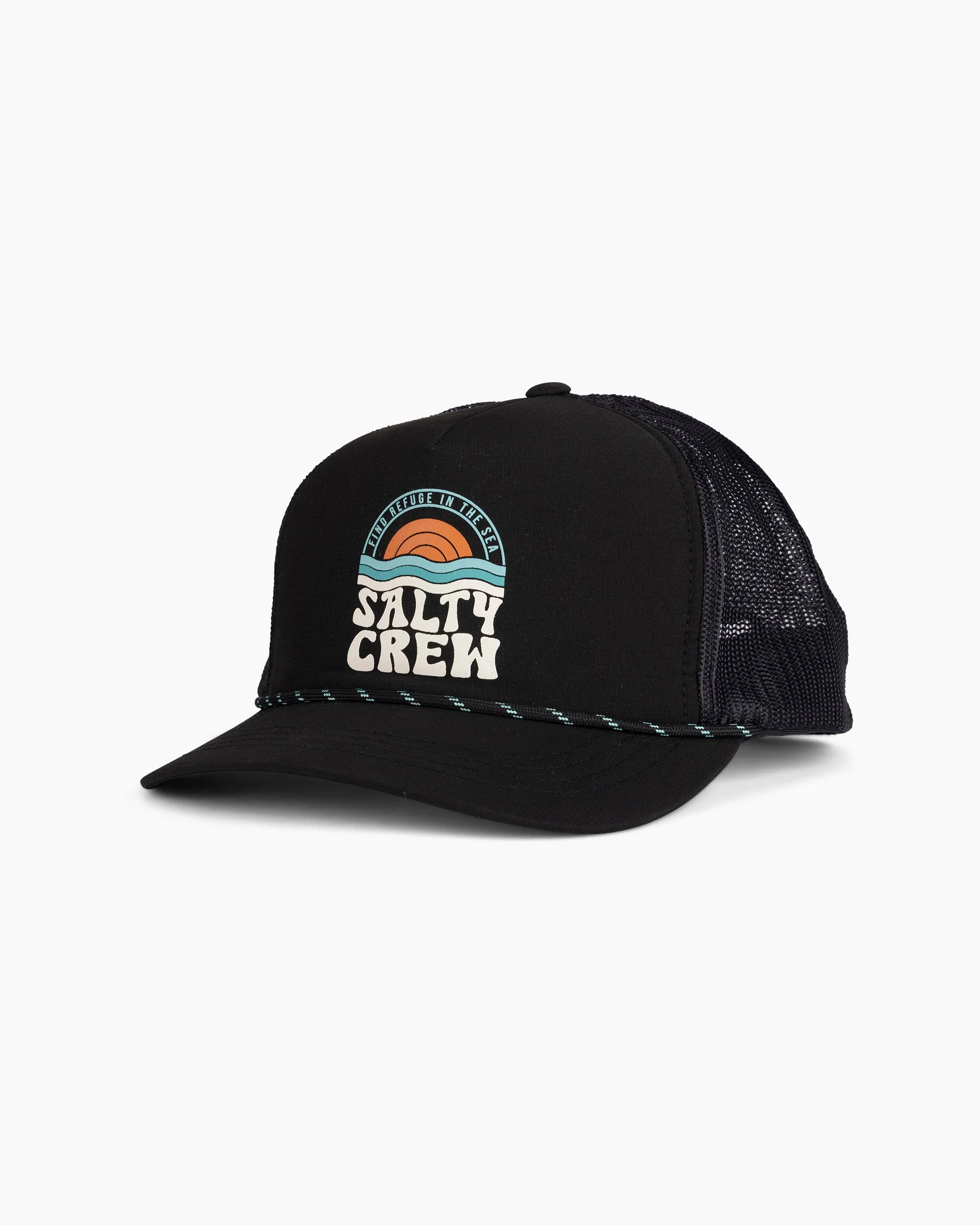 Sundown Black Trucker