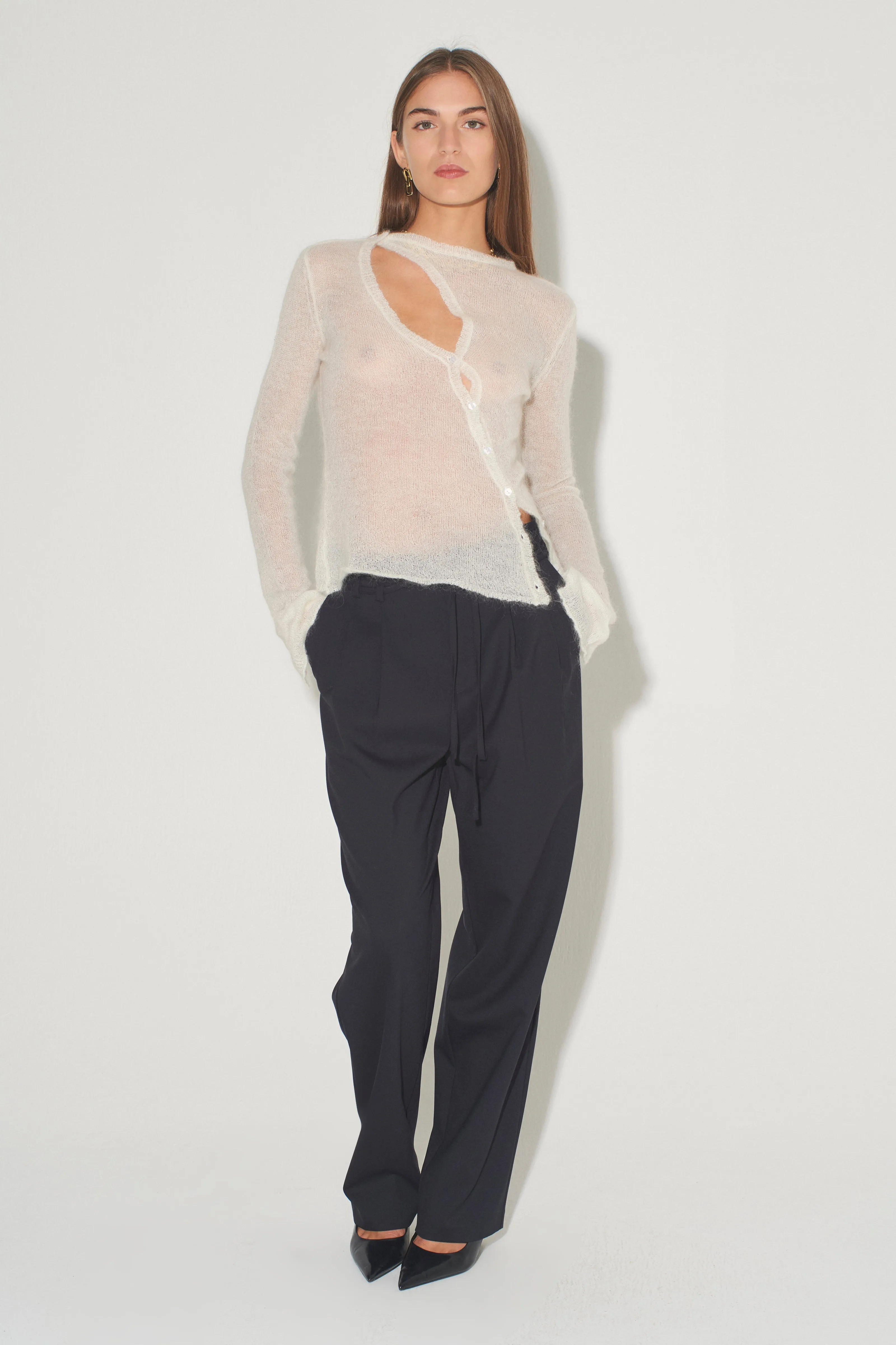Teisha Cut Out Knit Top