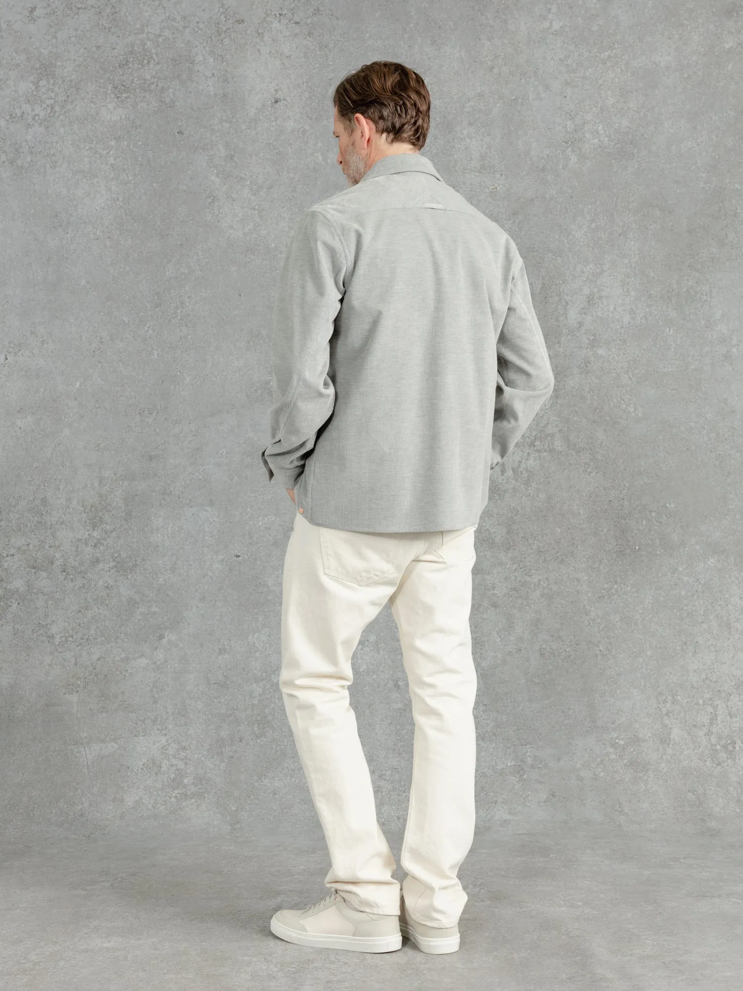 The Cord Studded Overshirt