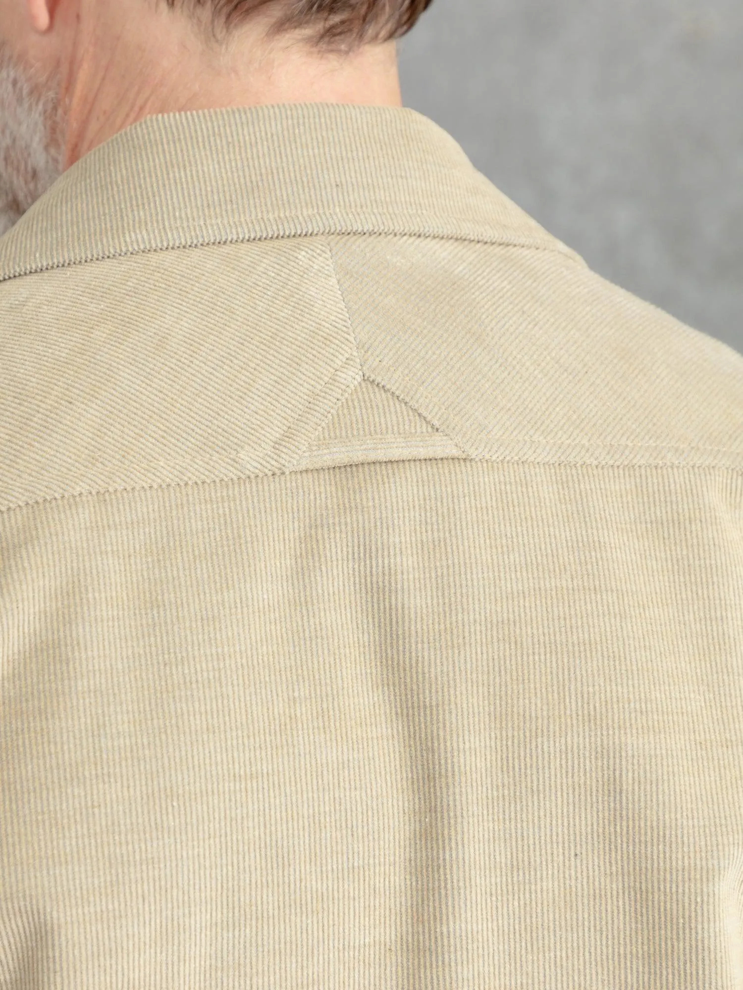 The Cord Studded Overshirt