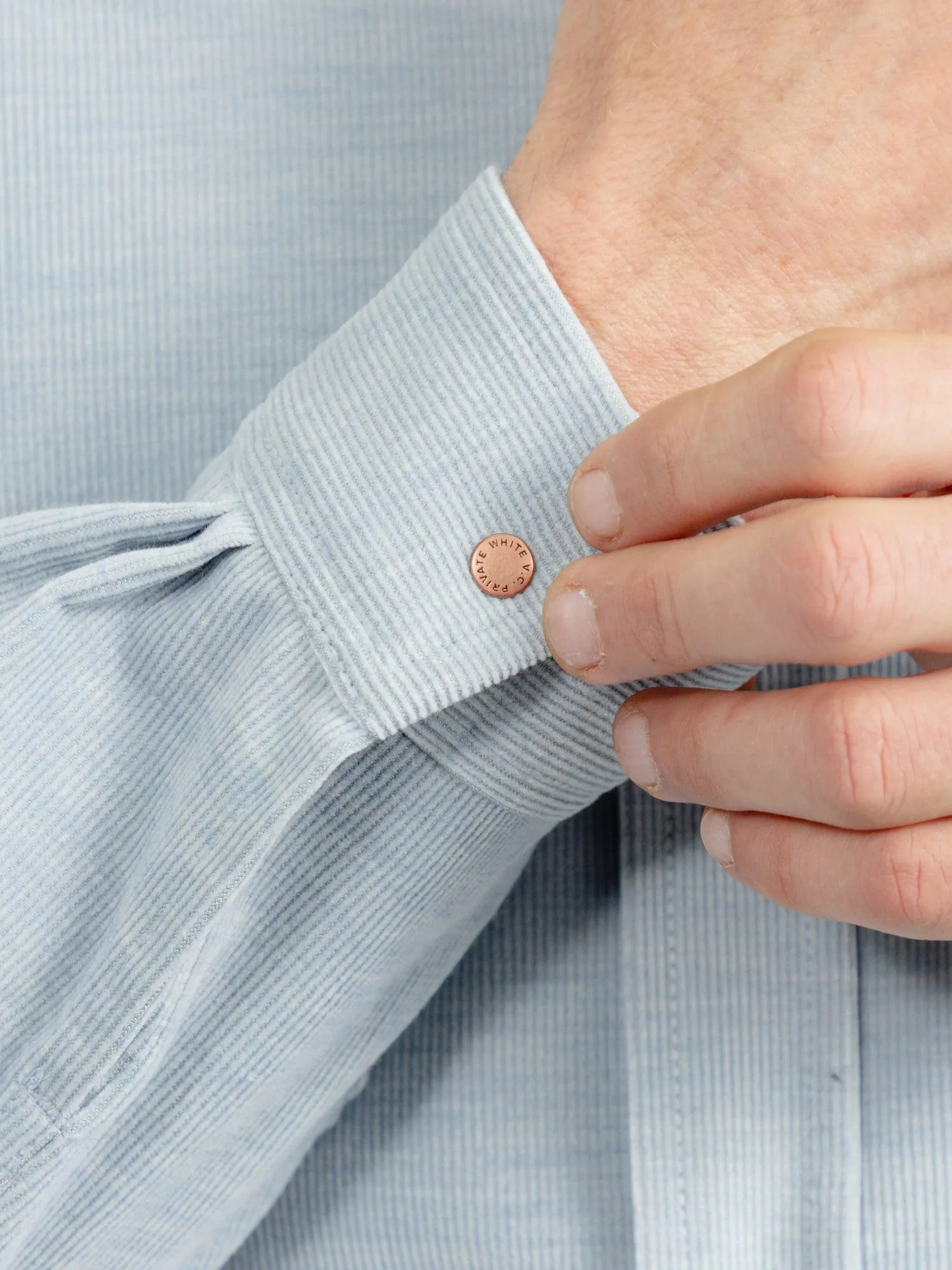 The Cord Studded Overshirt