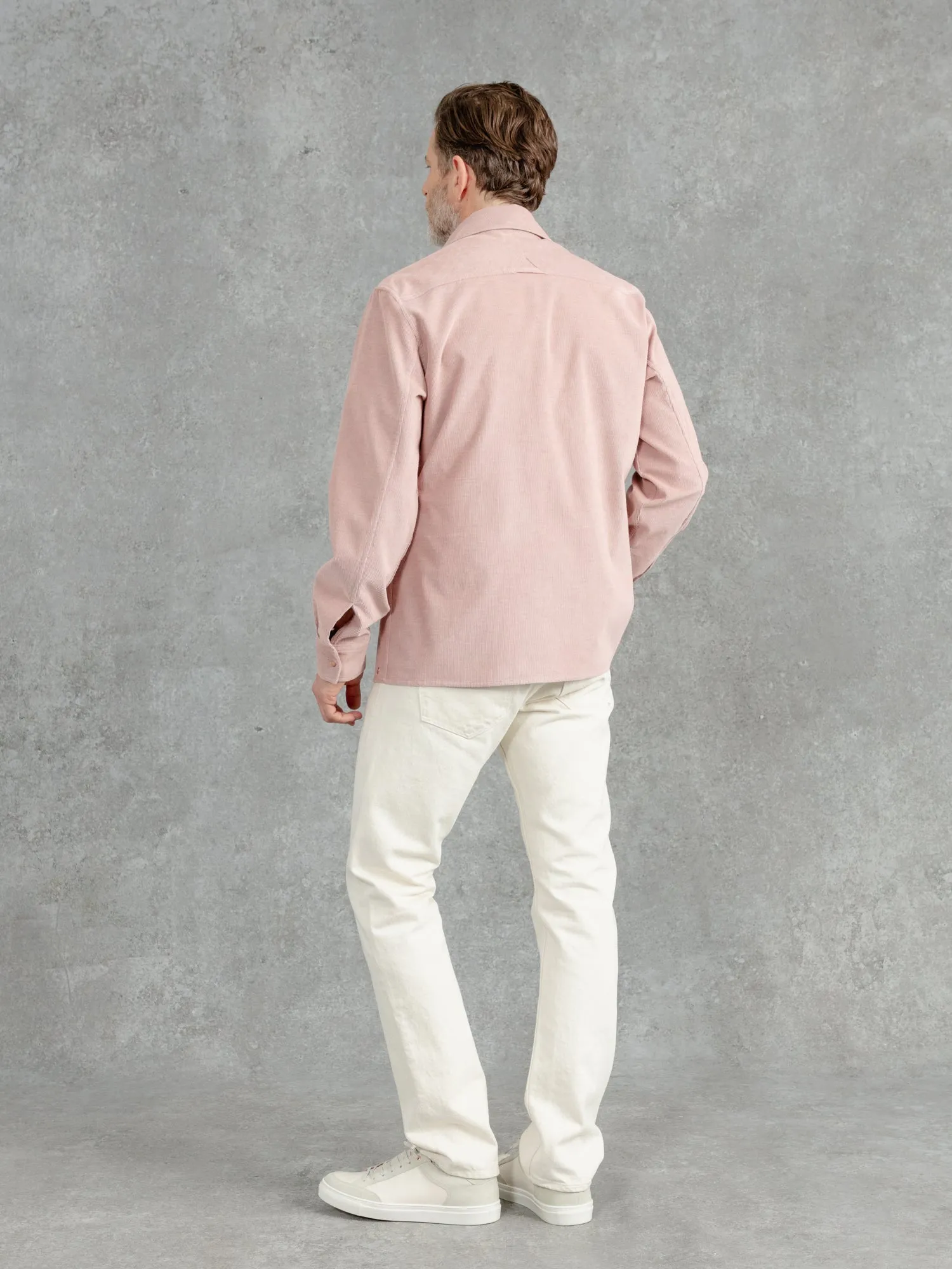 The Cord Studded Overshirt