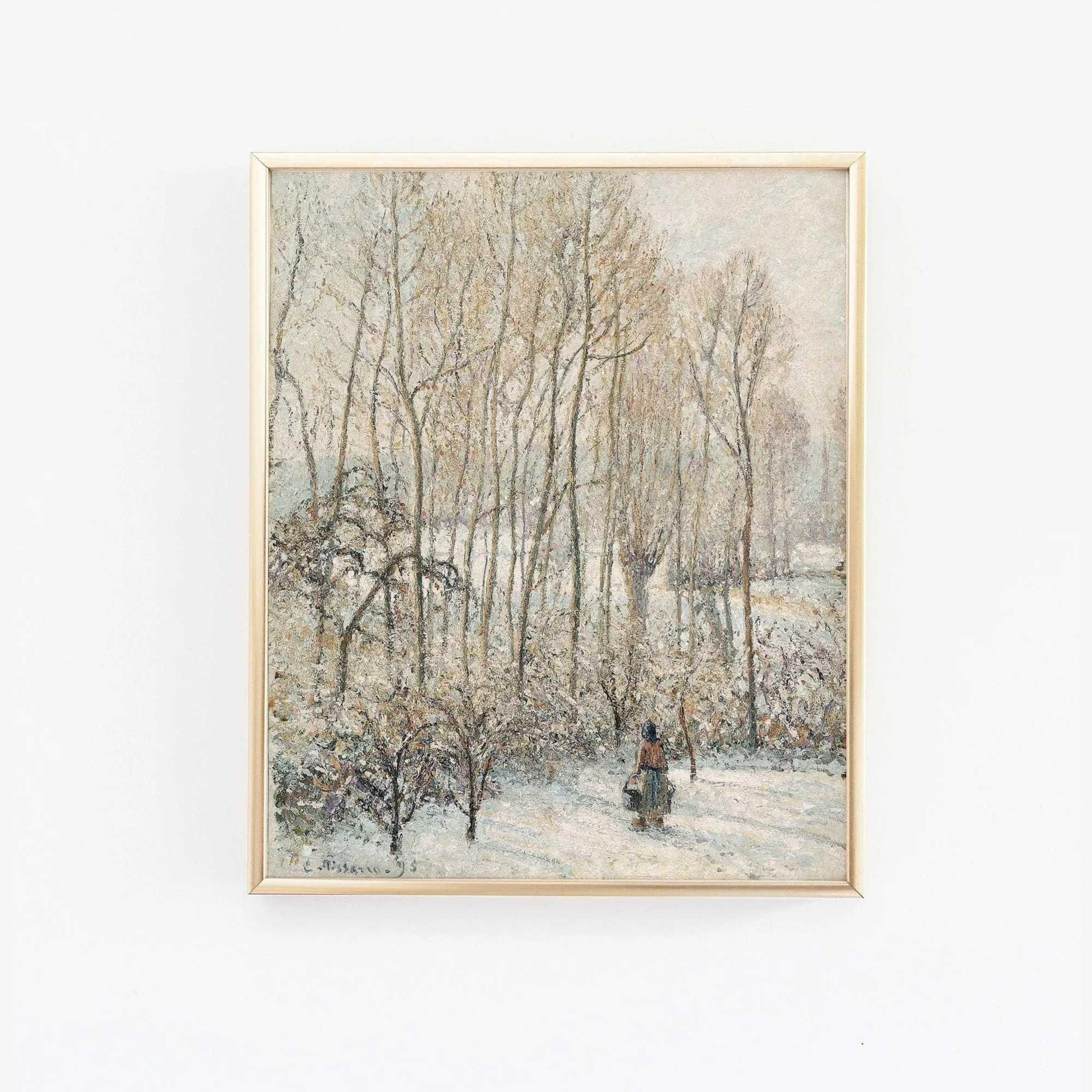 Trees Landscape Winter Wall Art