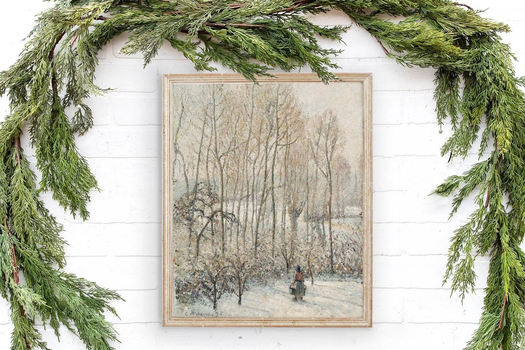 Trees Landscape Winter Wall Art