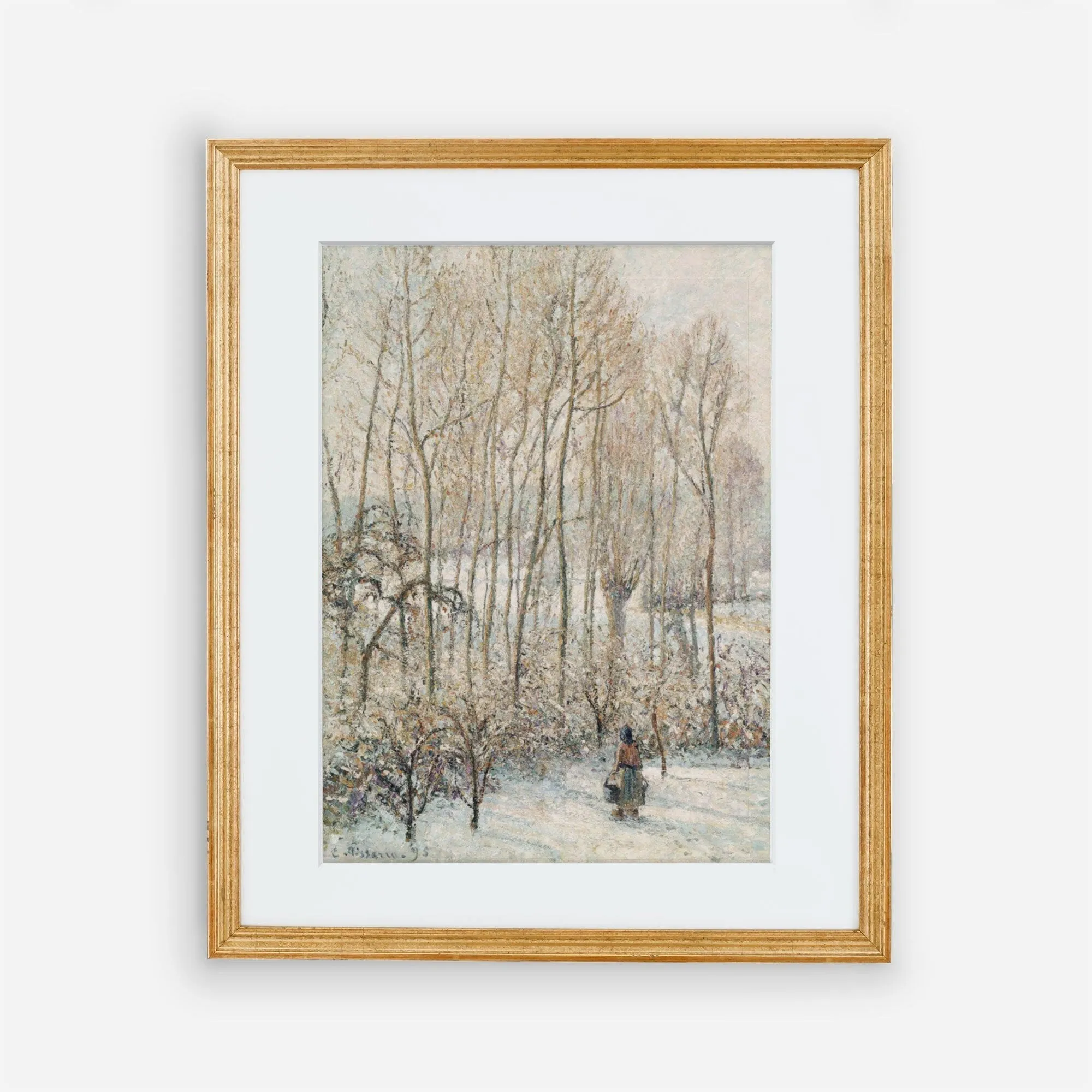 Trees Landscape Winter Wall Art