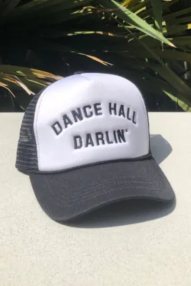 trucker hat "dancehall darlin" - black/white