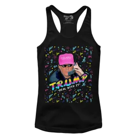 Trump - Deal With it Racerback Tank Top