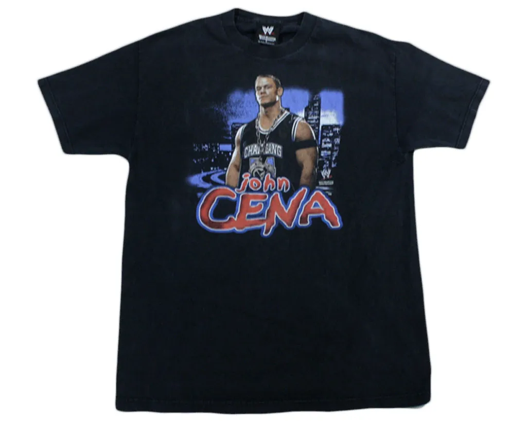 WWE JOHN CENA THUG-A-NOMICS T-SHIRT LG