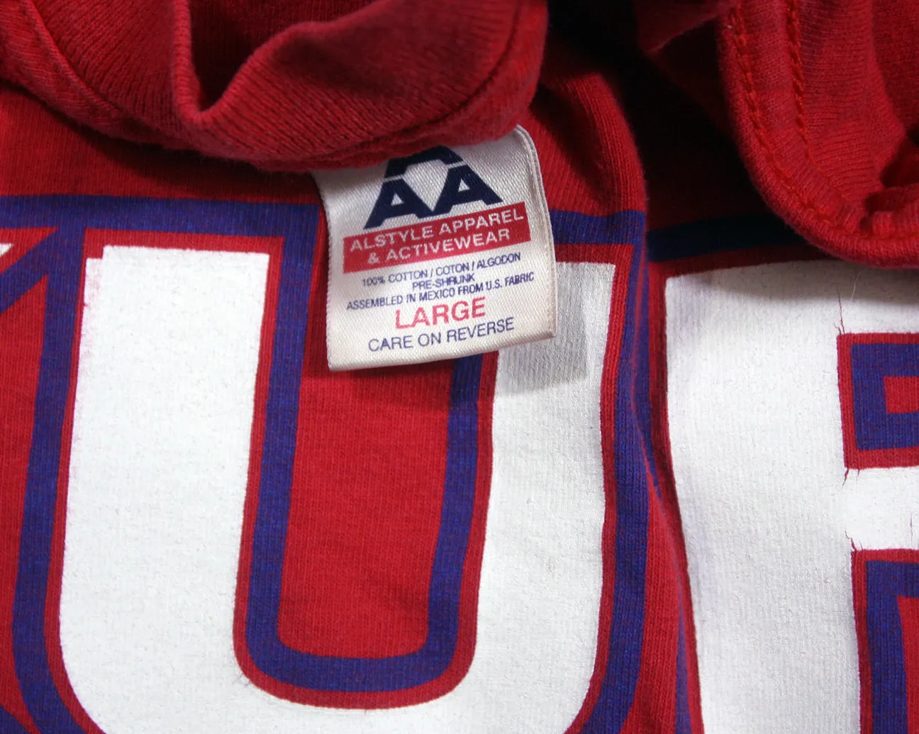 WWF KURT ANGLE USA SHIRT LG